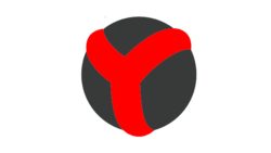 Иконка Яндекс темный