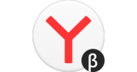 Иконка Яндекс браузер бета