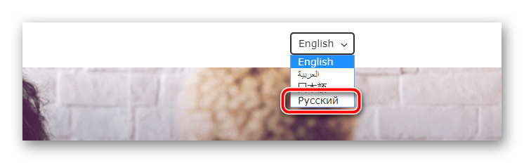 Переключение сайта поддержки на русский язык