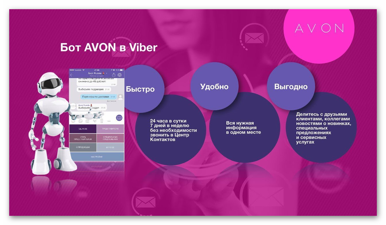 Картинка Avon бот в Viber