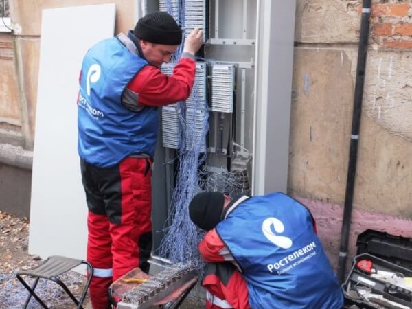 ремонт телефонной линии мастерами Ростелеком